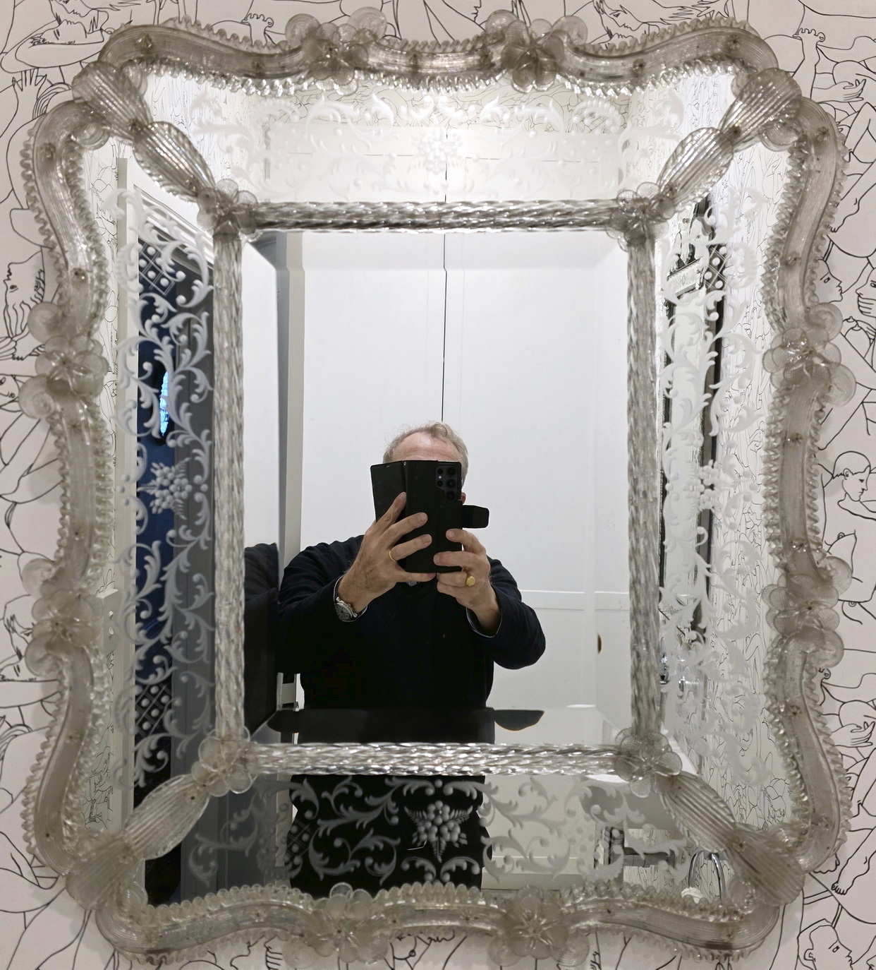 A fine Venetian Mirror